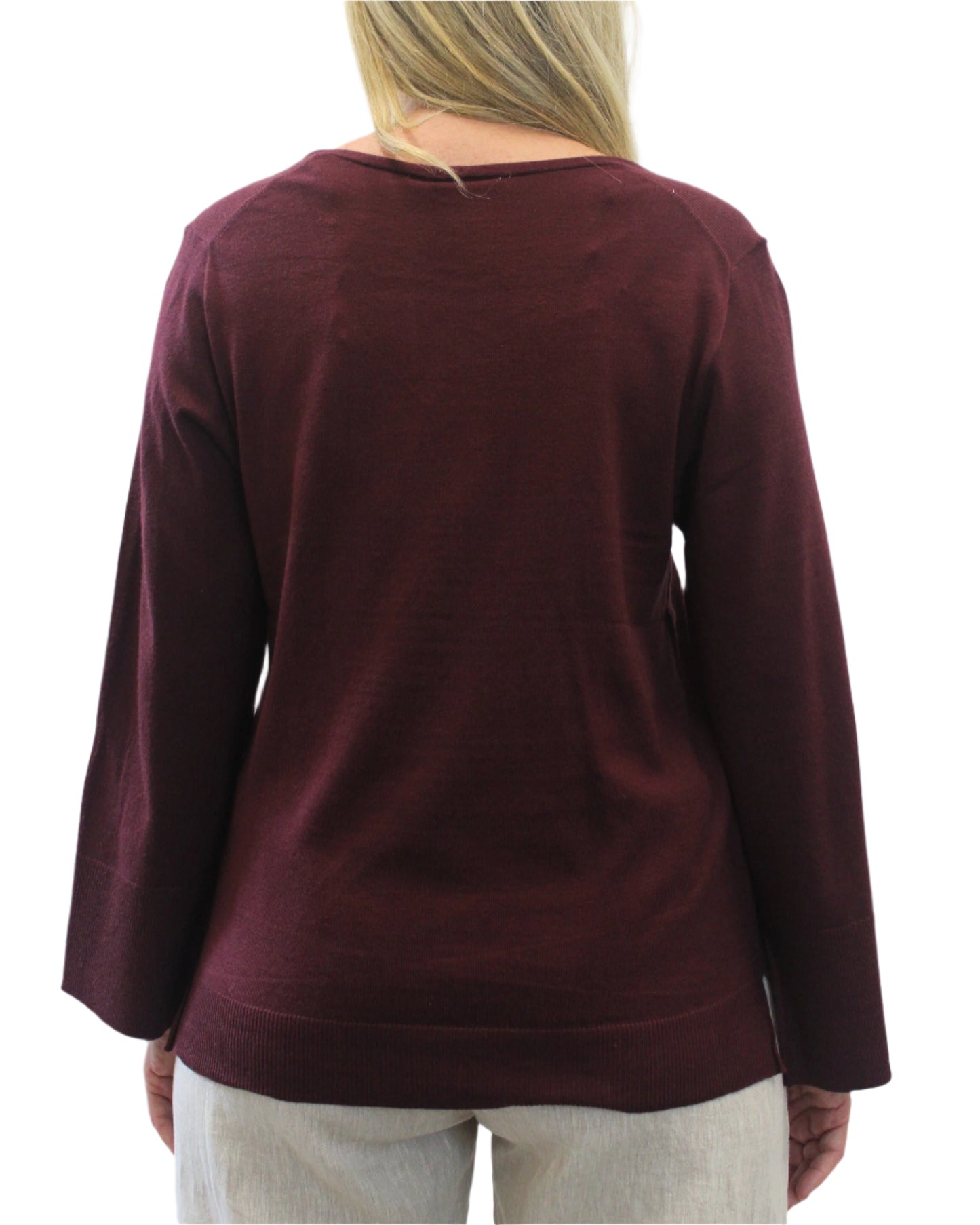 Silver Wishes Cotton Blend top