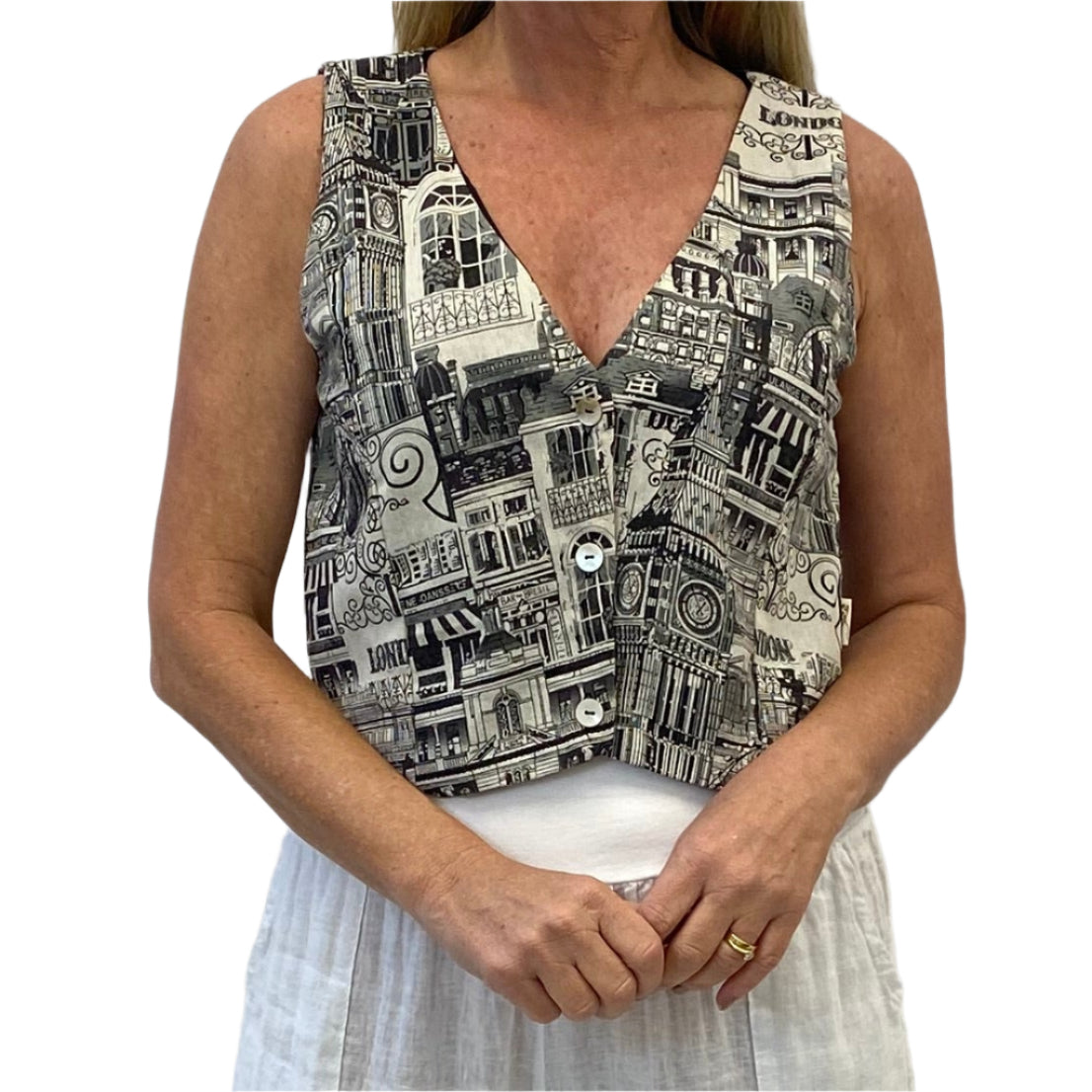 Reet Petite Linen Veruca Vest