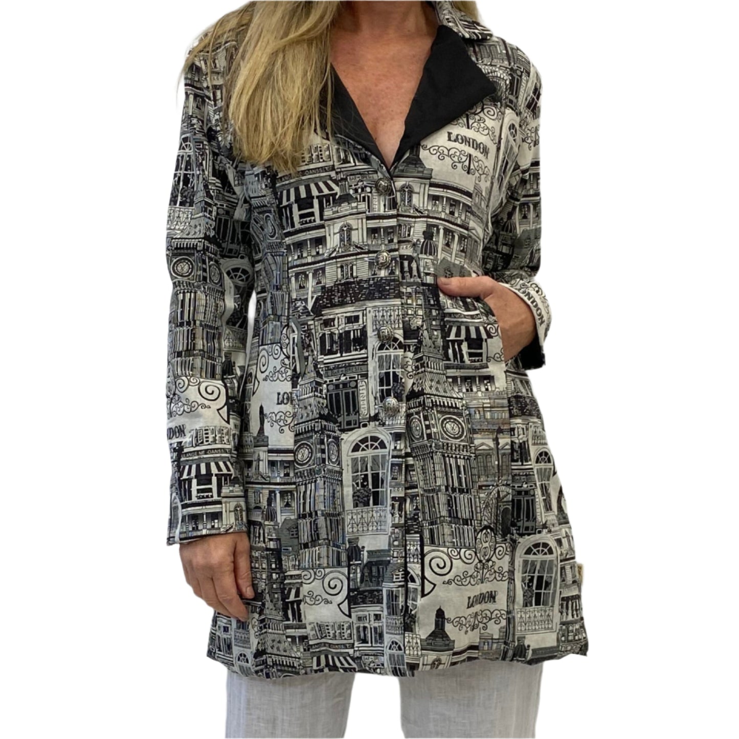 Reet Petite Linen Harley Jacket