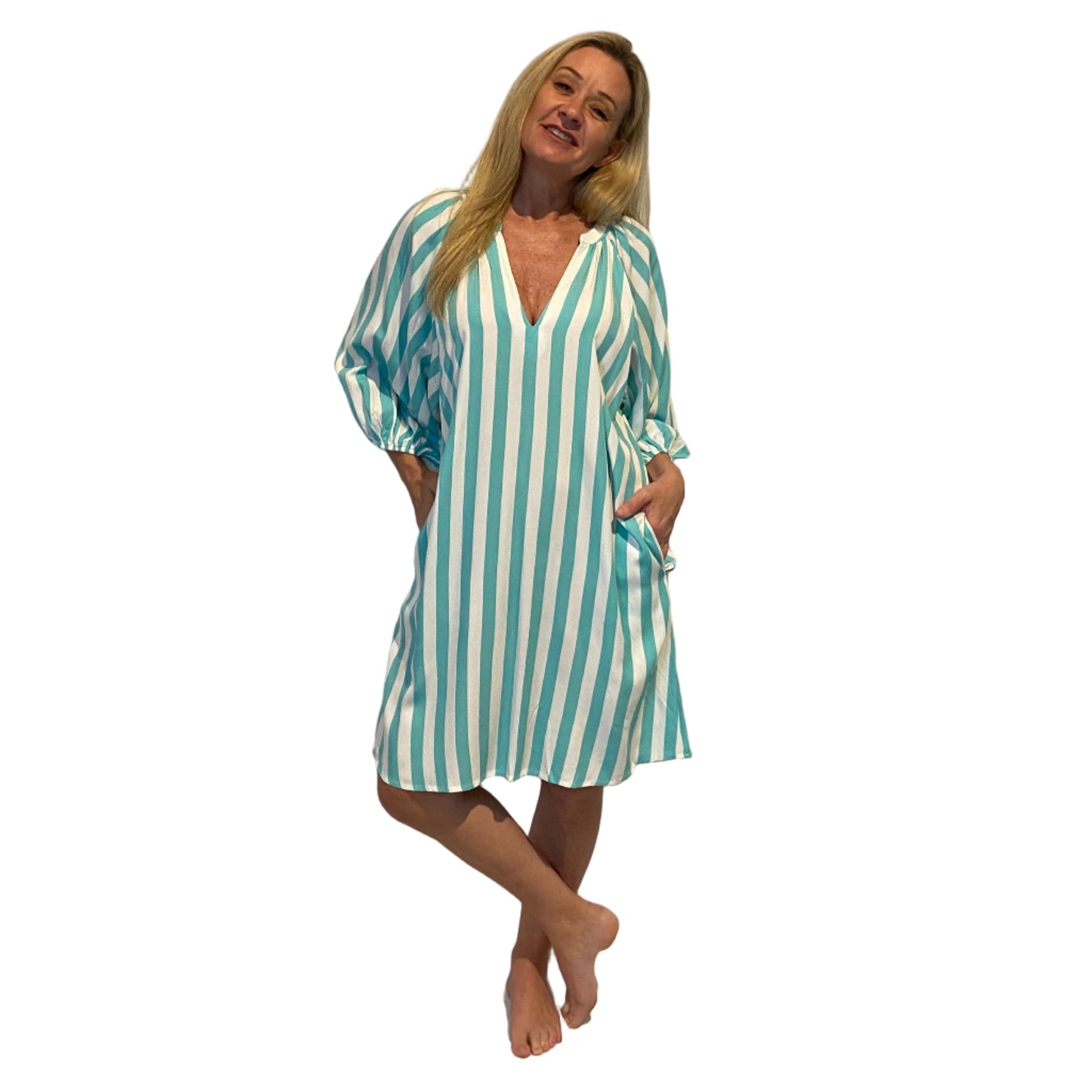 Eb n Ive Treville Stripe Dress