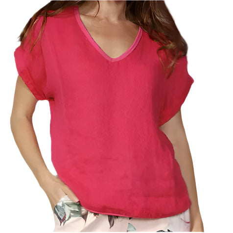 La Strada Linen Two Way Top
