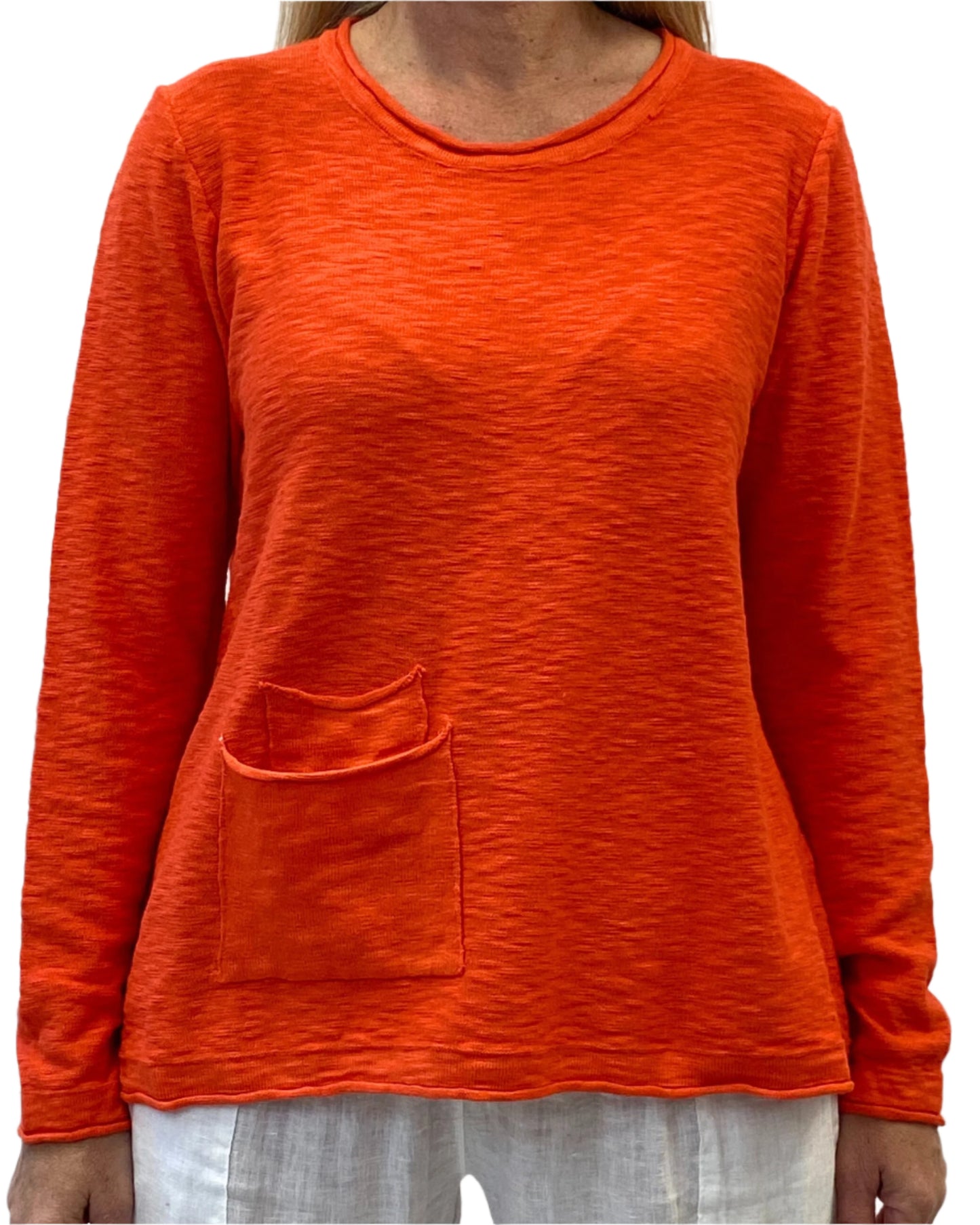 Worthier Linen Cotton LS Top