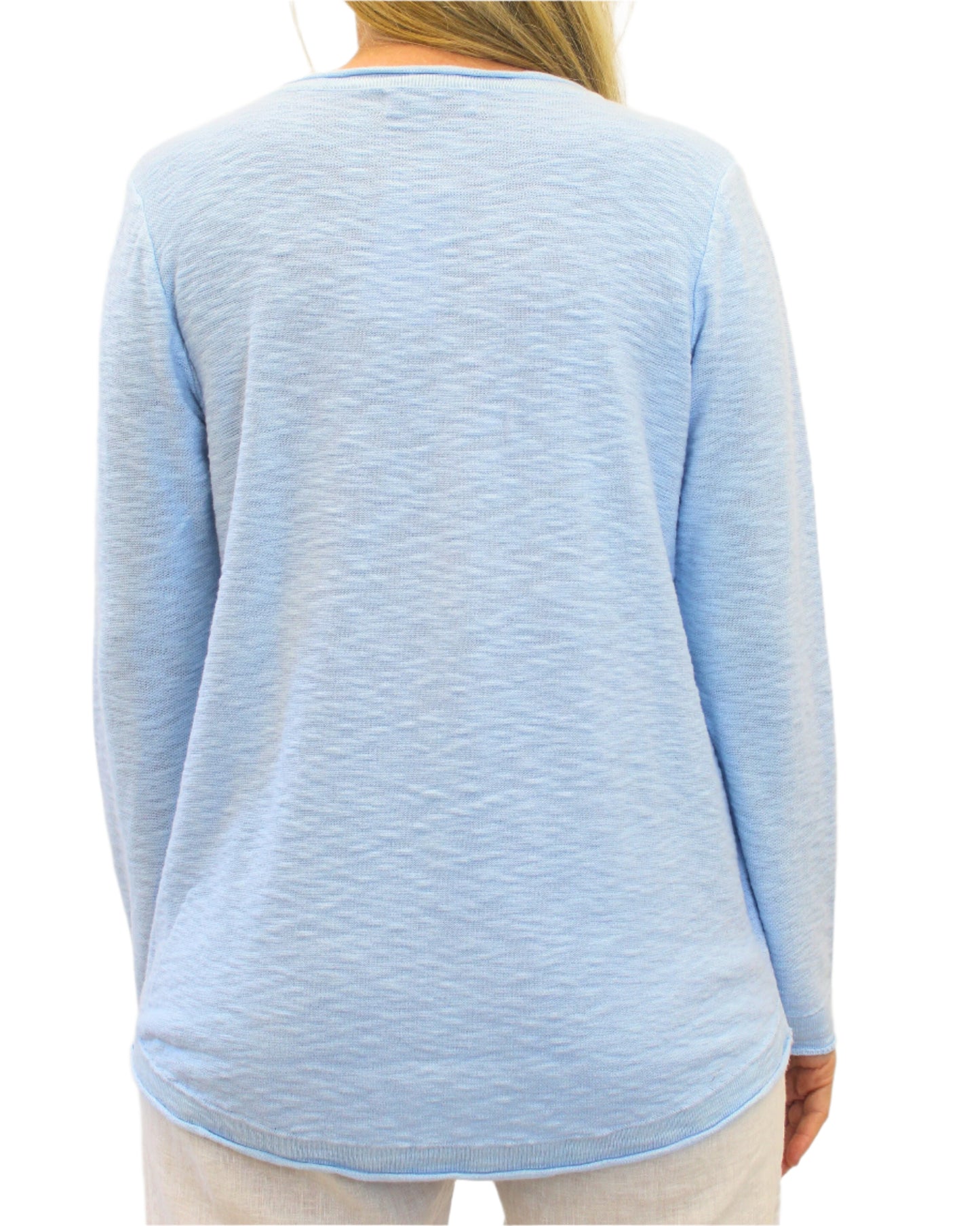 Worthier Linen Cotton LS Top