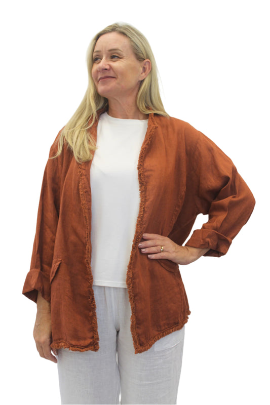 Vera May Linen Jacket