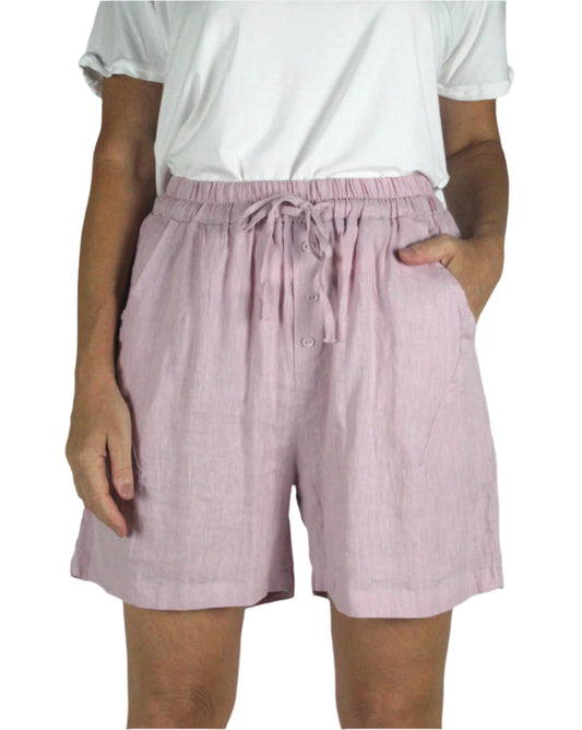 Worthier Linen Mid-Length Shorts