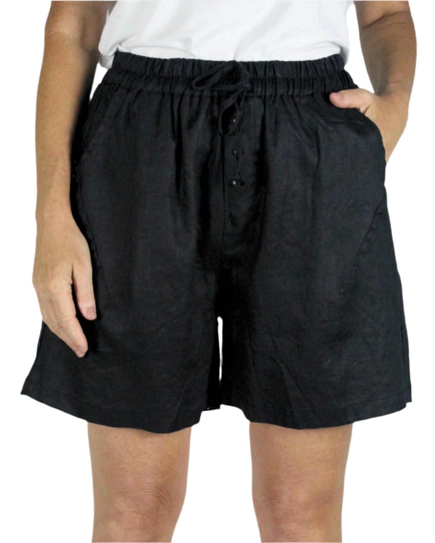 Worthier Linen Mid-Length Shorts