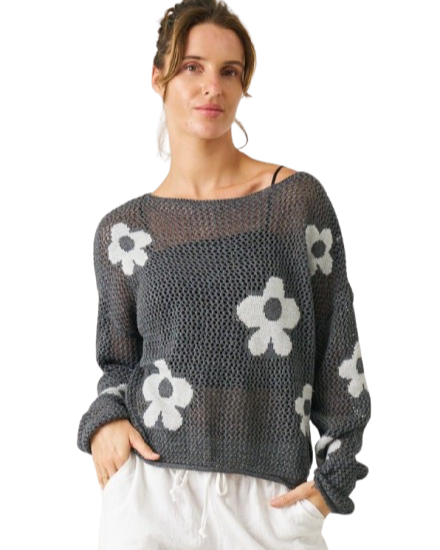 Worthier Flower Open Knit