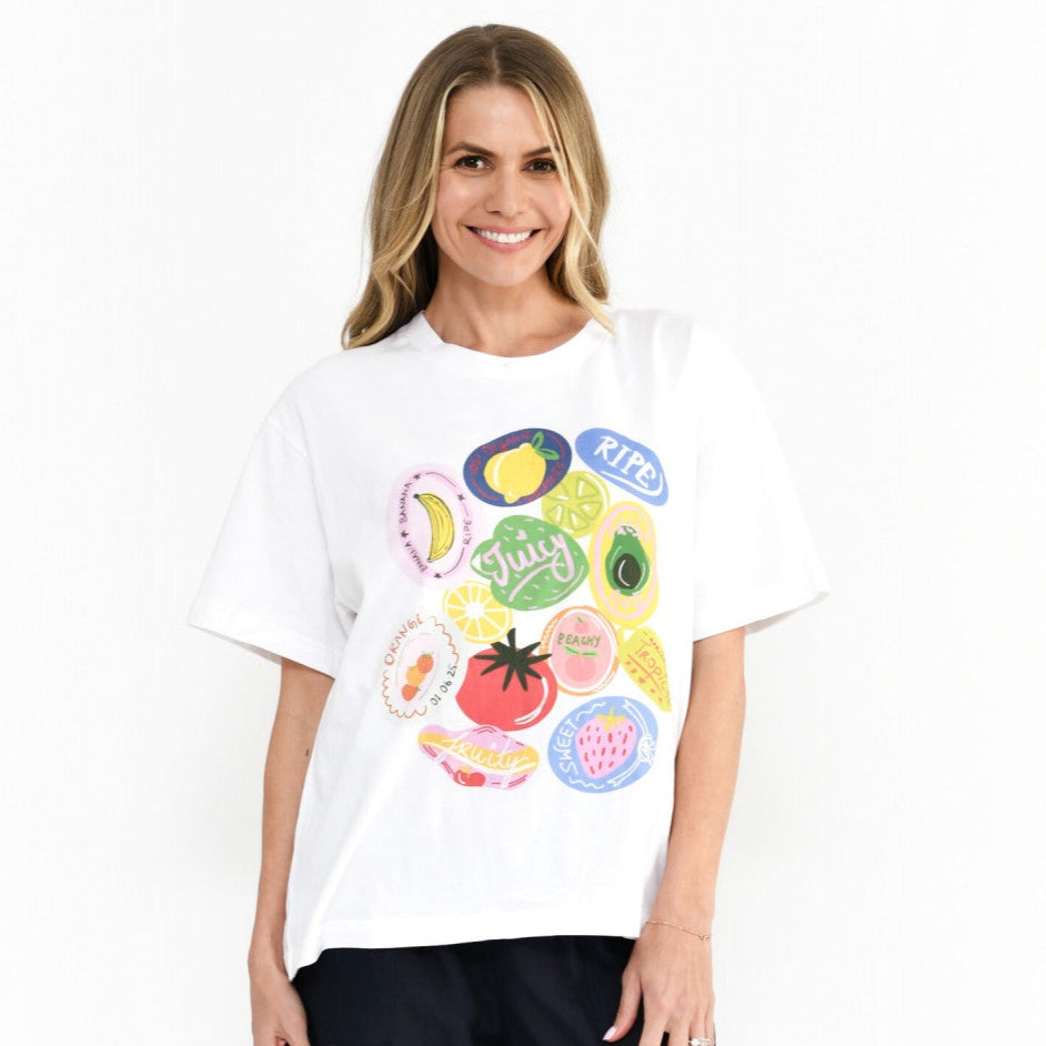 One Summer Oversize Print Tee
