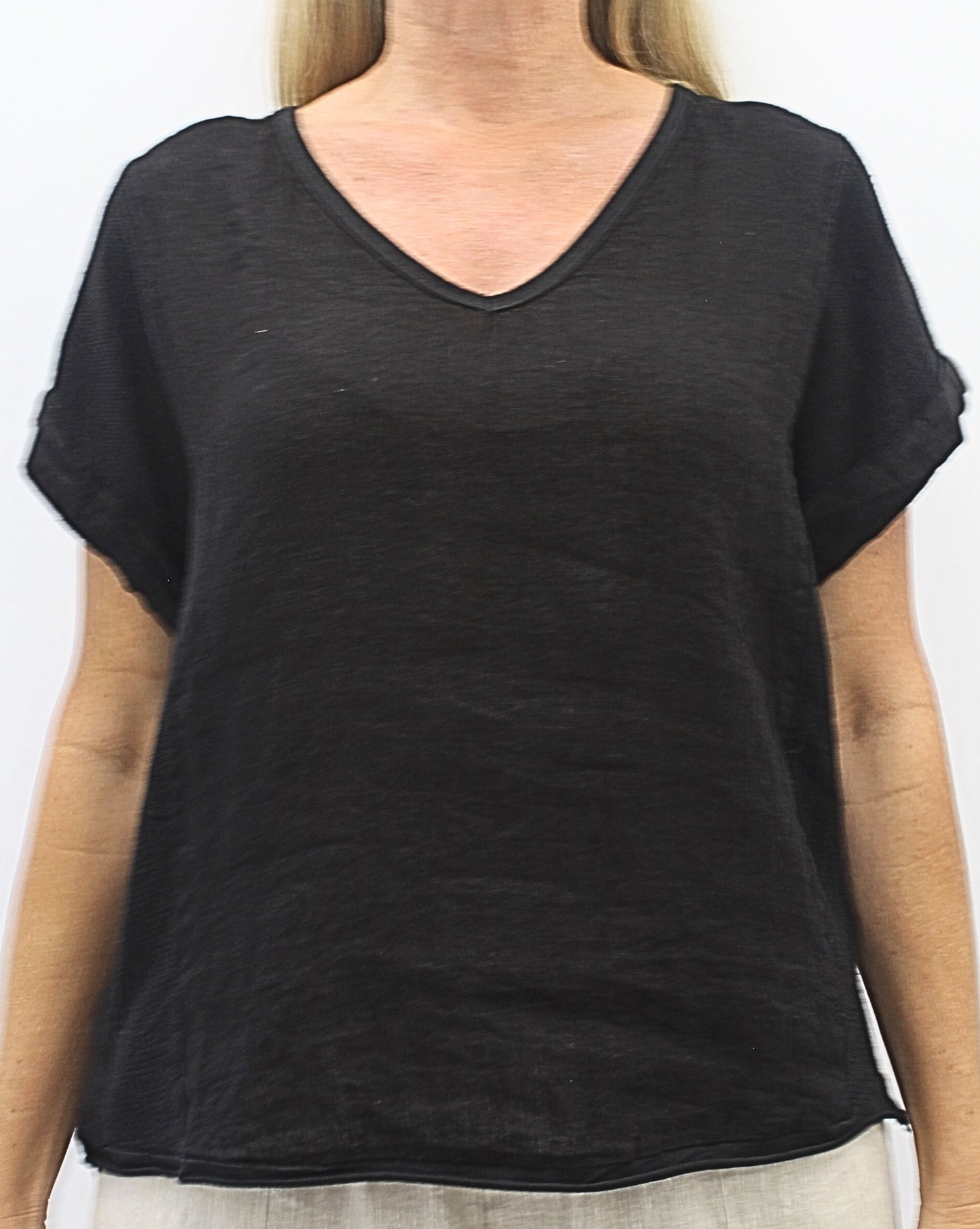 La Strada Linen Two Way Top