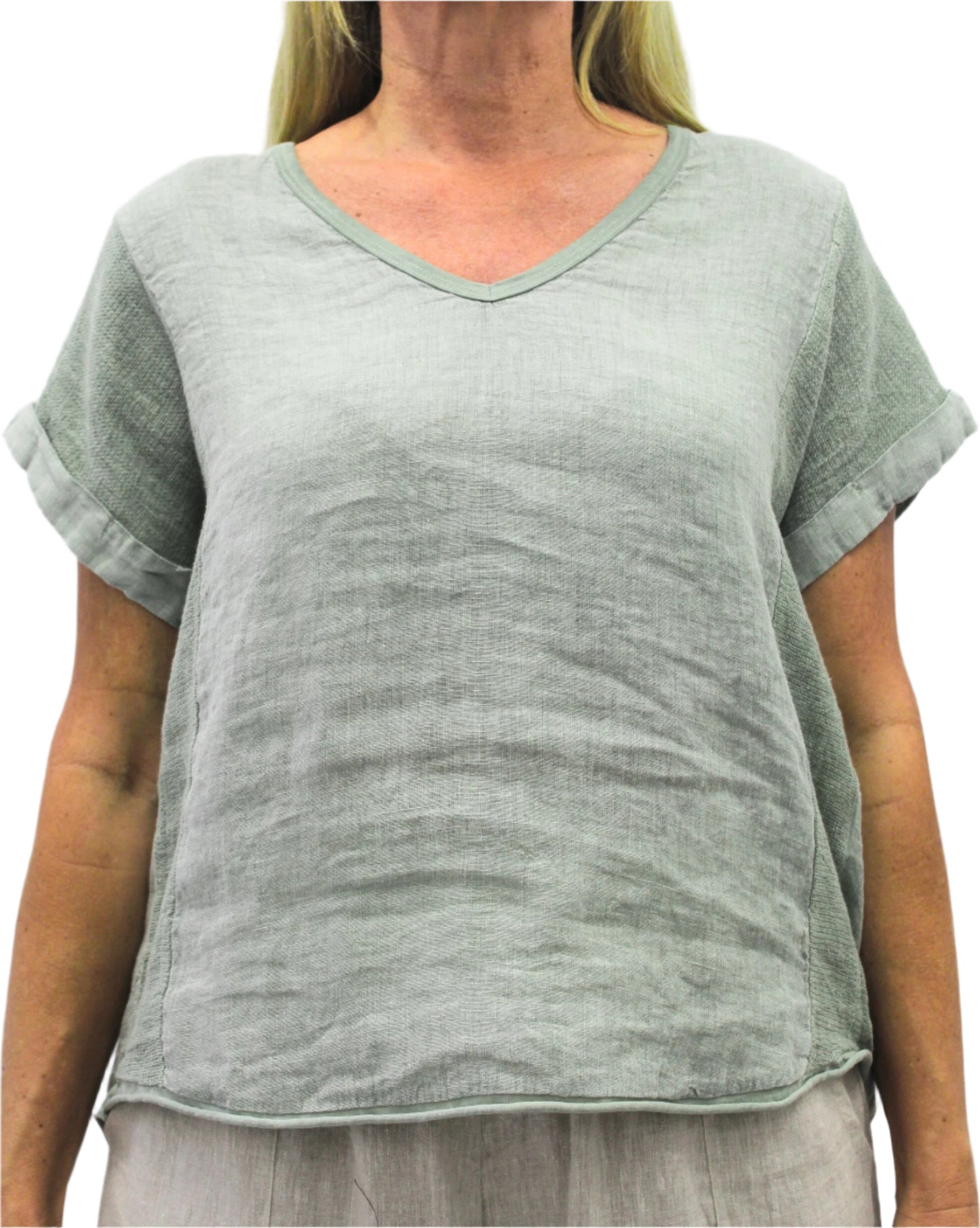 La Strada Linen Two Way Top