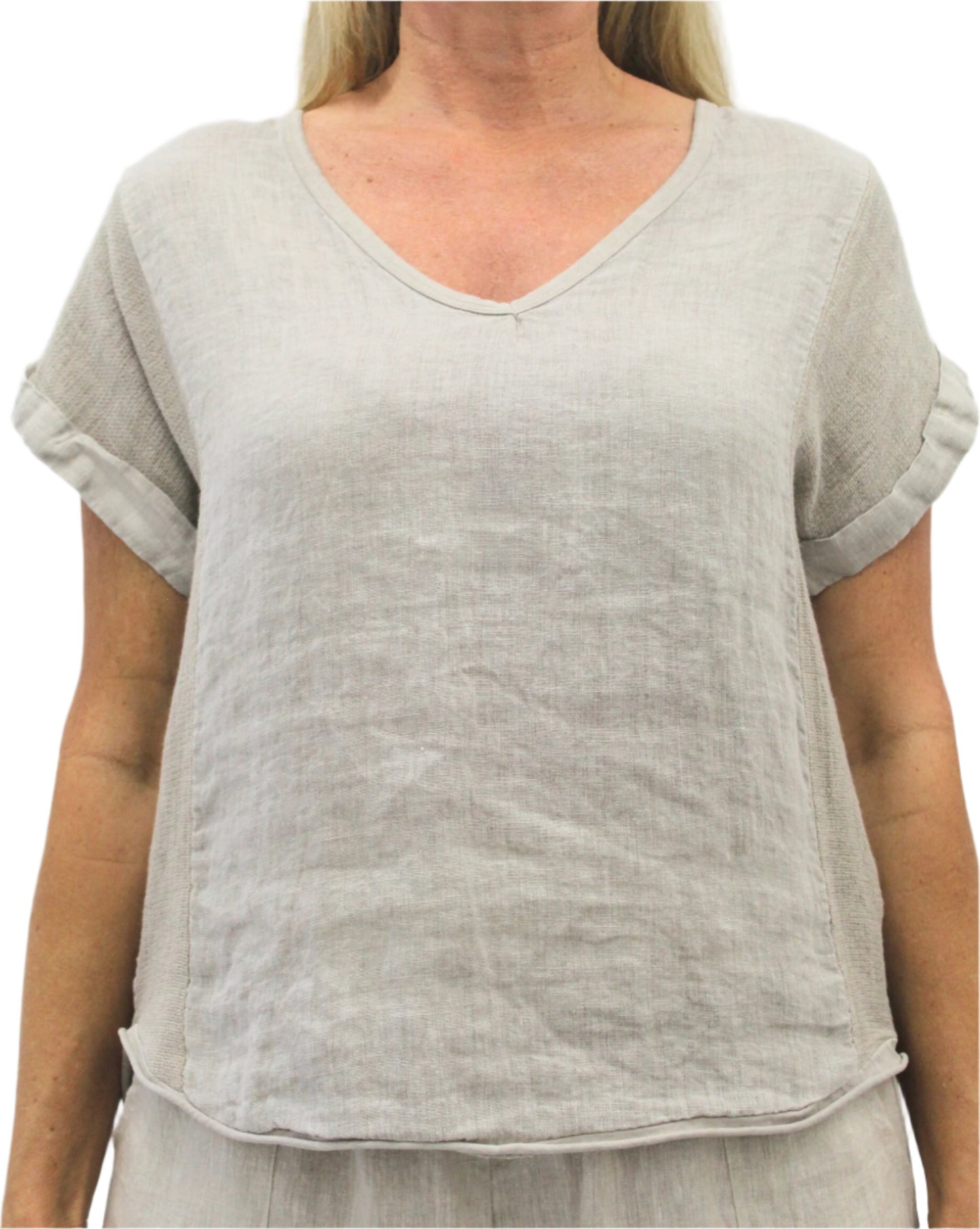 La Strada Linen Two Way Top