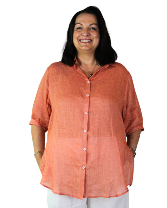 Worthier Lightweight Long Oversized Top