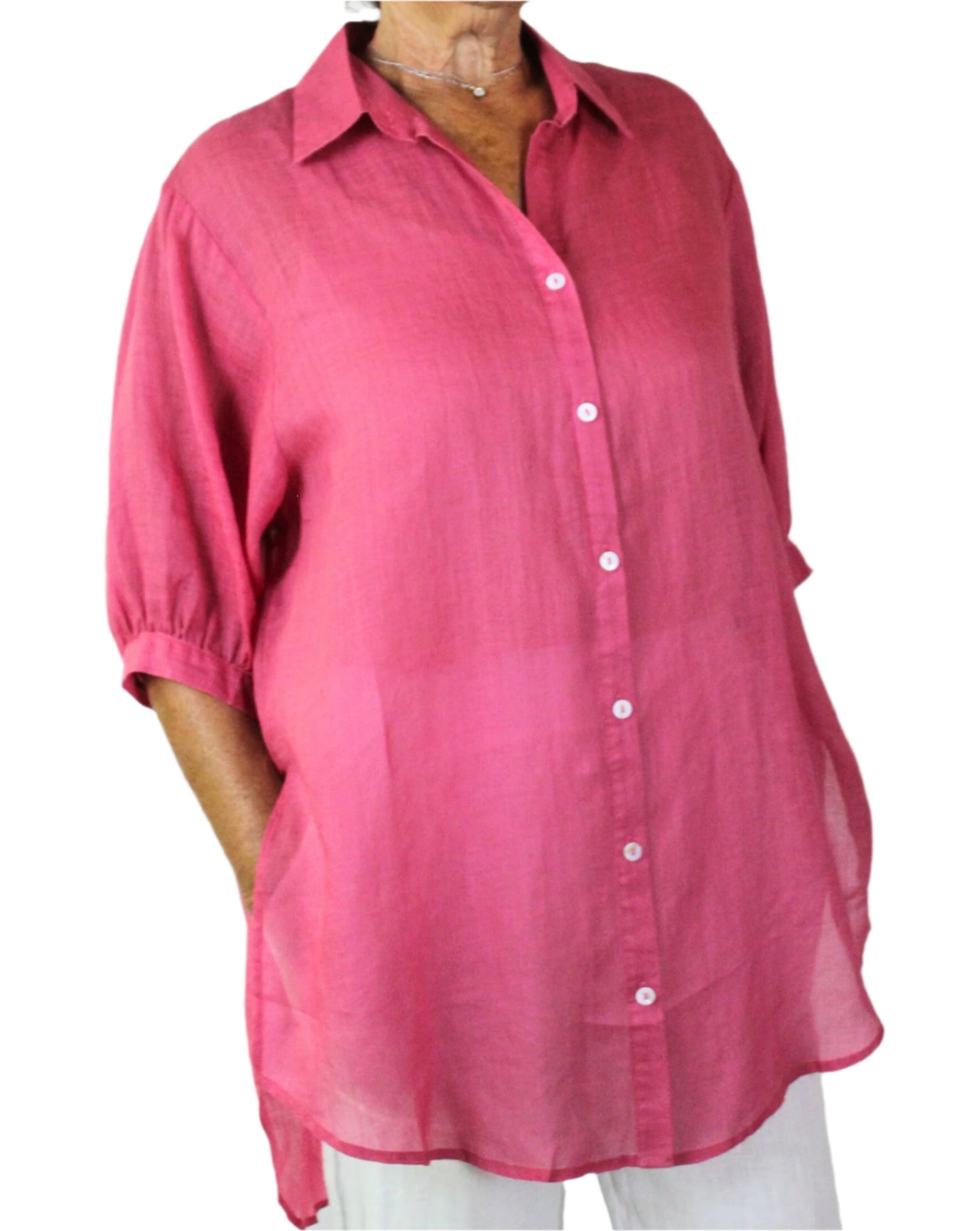Worthier Lightweight Long Oversized Top