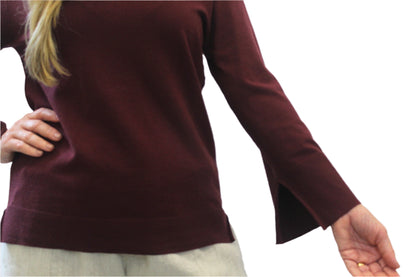 Silver Wishes Cotton Blend top