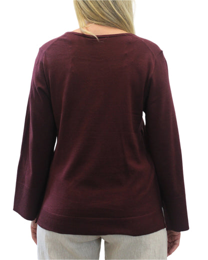 Silver Wishes Cotton Blend top