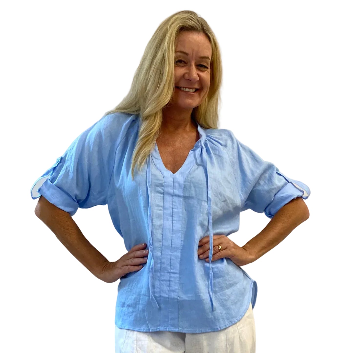 Reet Petite Gaga Top Linen