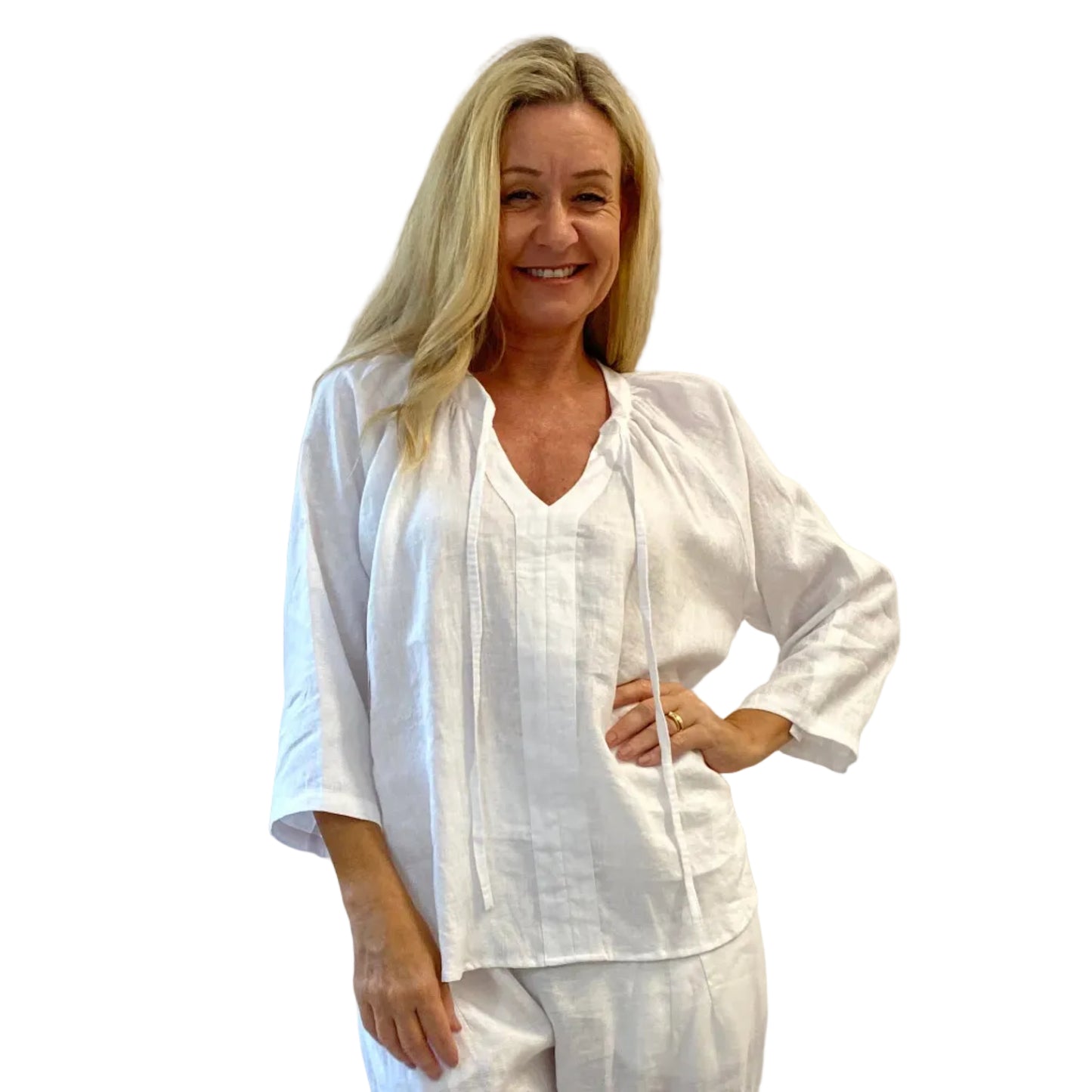 Reet Petite Gaga Top Linen