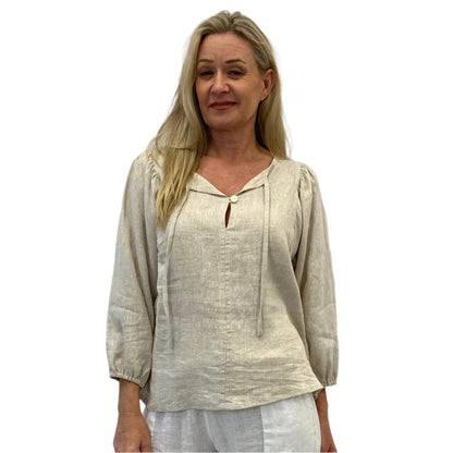 Reet Petite Linen Eileen Top