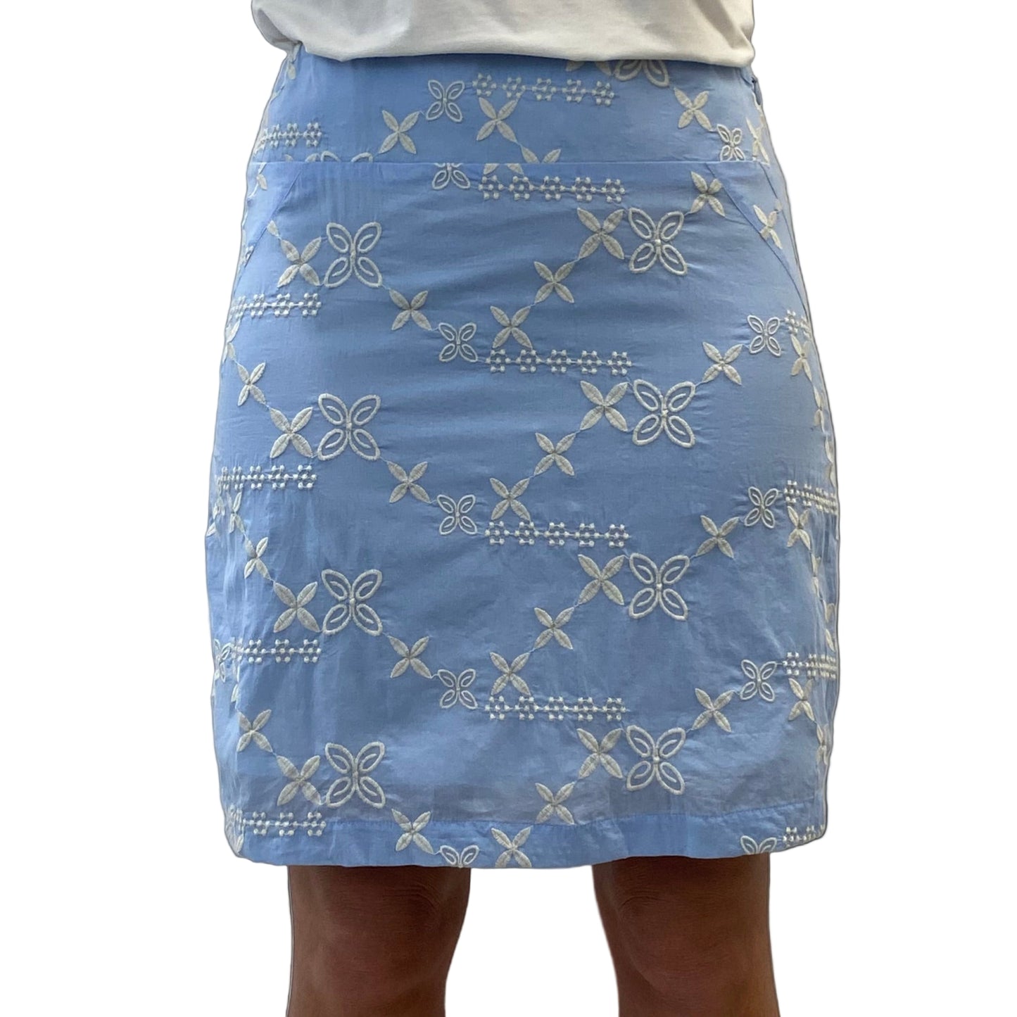 Reet Petite Embroider Shaz Mid Skirt