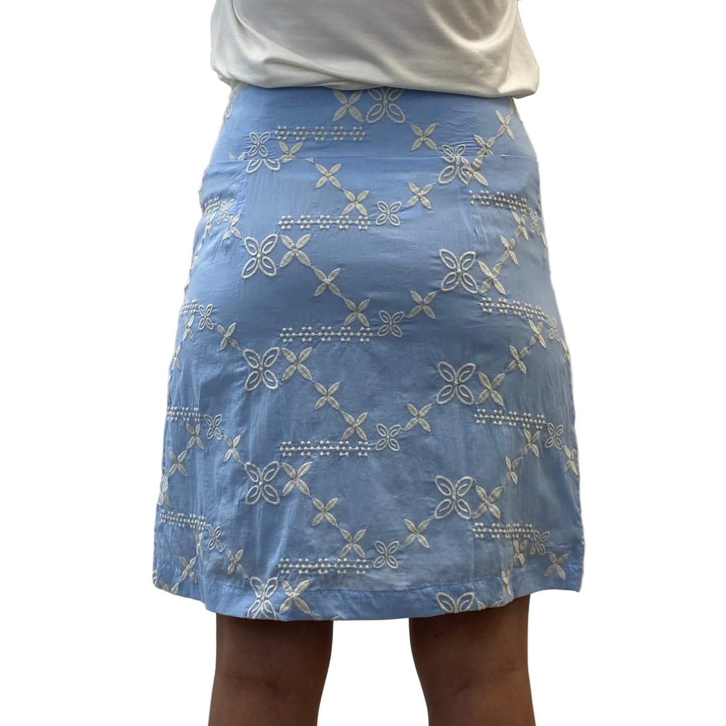 Reet Petite Embroider Shaz Mid Skirt