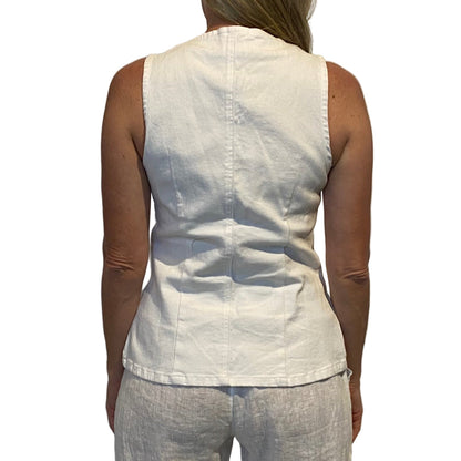 Rose Bullet Denim Vest