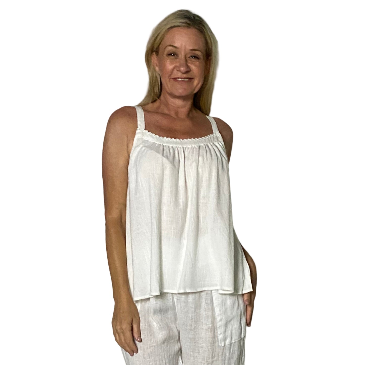 Haven Haiti Linen Tank