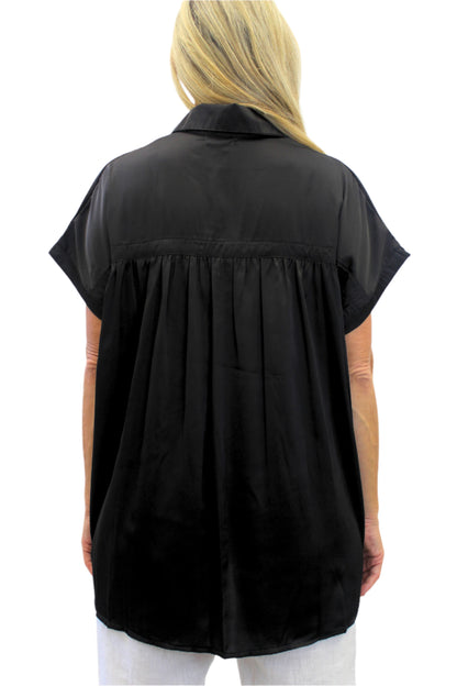 Reet Petite Satin Johnny Shirt