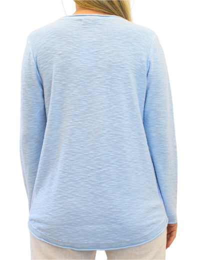 Worthier Linen Cotton LS Top