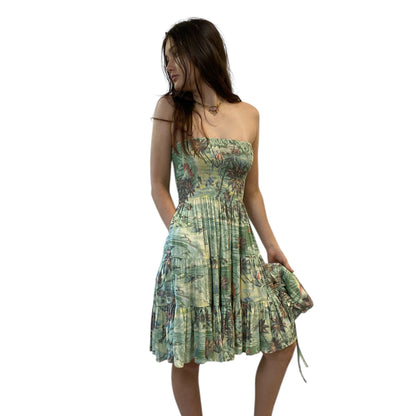 Reet Petite Short Print Lily Dress