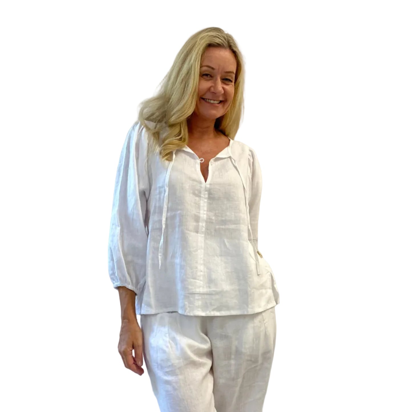 Reet Petite Linen Eileen Top