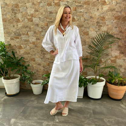 Reet Petite Linen Raewyn Skirt