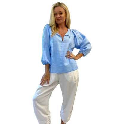 Reet Petite Linen Eileen Top