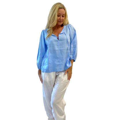 Reet Petite Linen Eileen Top