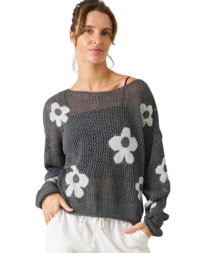 Worthier Flower Open Knit